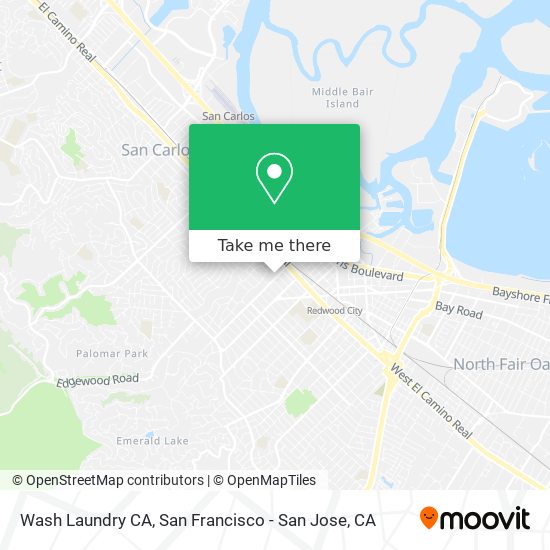Mapa de Wash Laundry CA