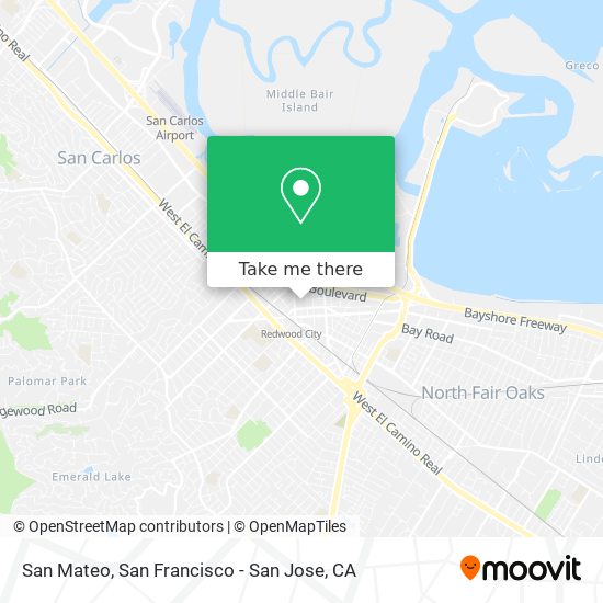 San Mateo map