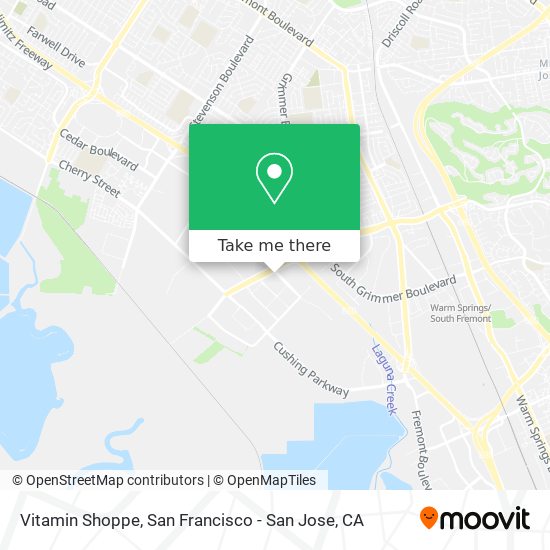 Mapa de Vitamin Shoppe