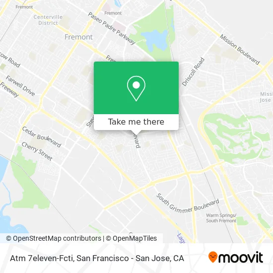 Mapa de Atm 7eleven-Fcti