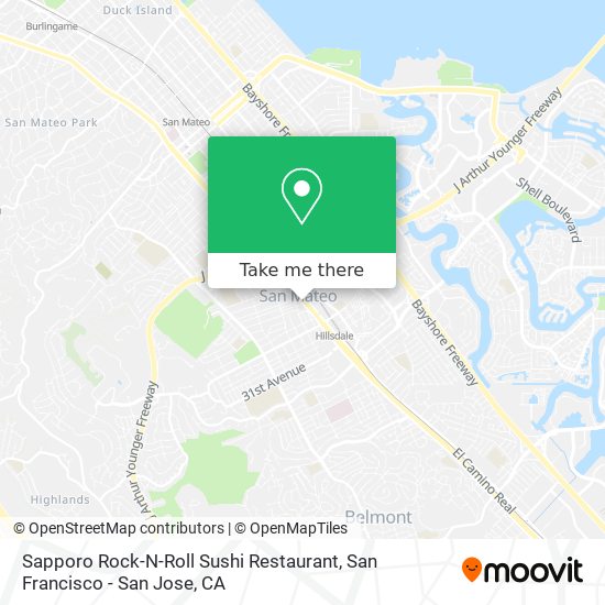 Sapporo Rock-N-Roll Sushi Restaurant map