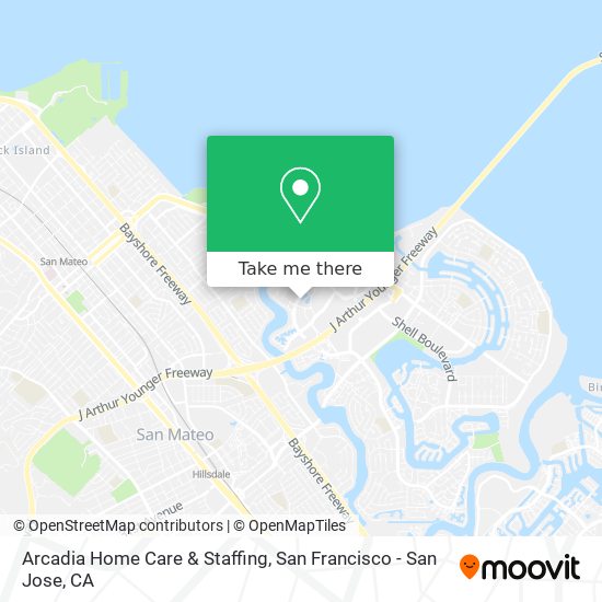 Arcadia Home Care & Staffing map