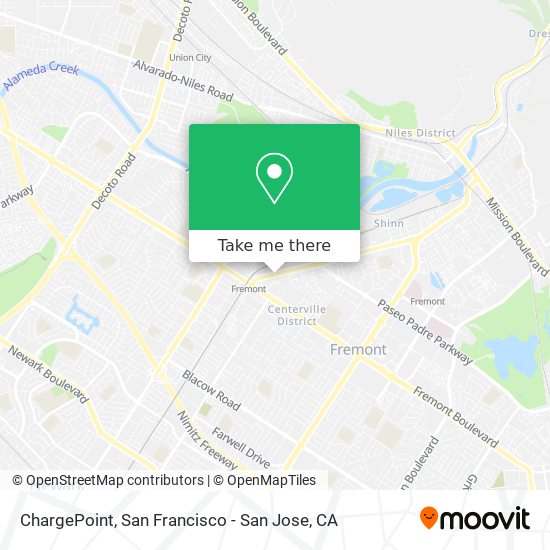 ChargePoint map