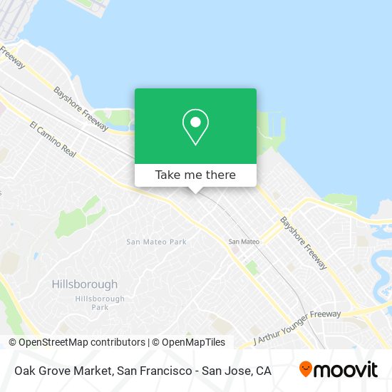 Mapa de Oak Grove Market