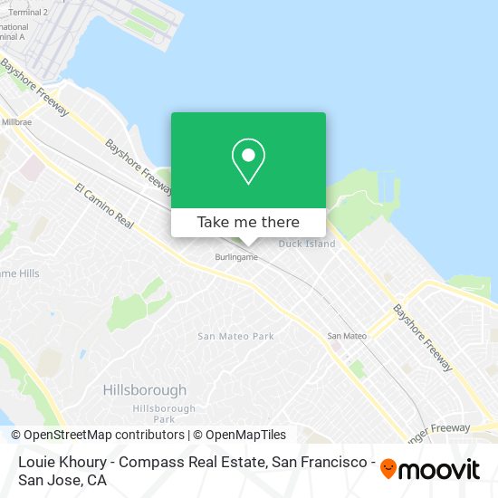 Louie Khoury - Compass Real Estate map