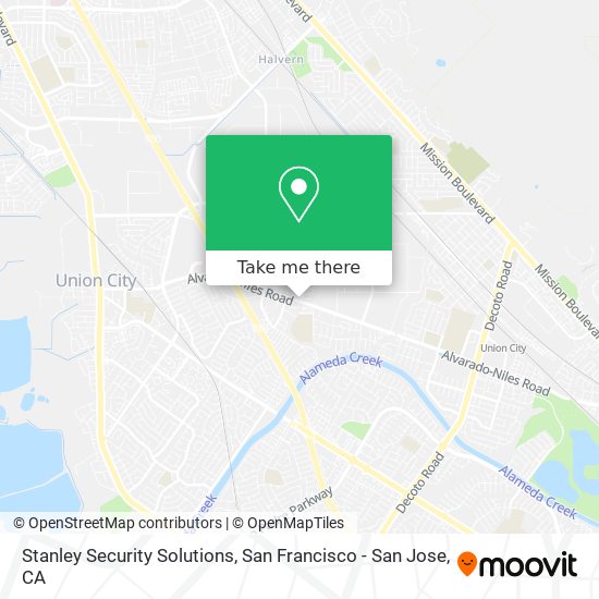 Mapa de Stanley Security Solutions