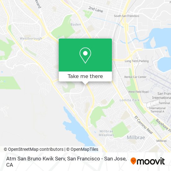 Mapa de Atm San Bruno Kwik Serv