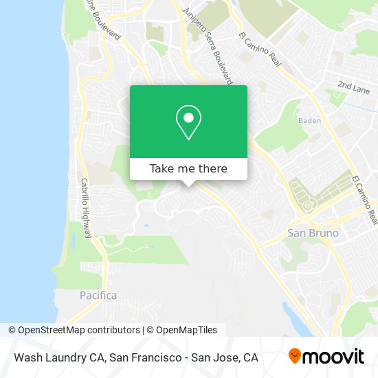 Mapa de Wash Laundry CA