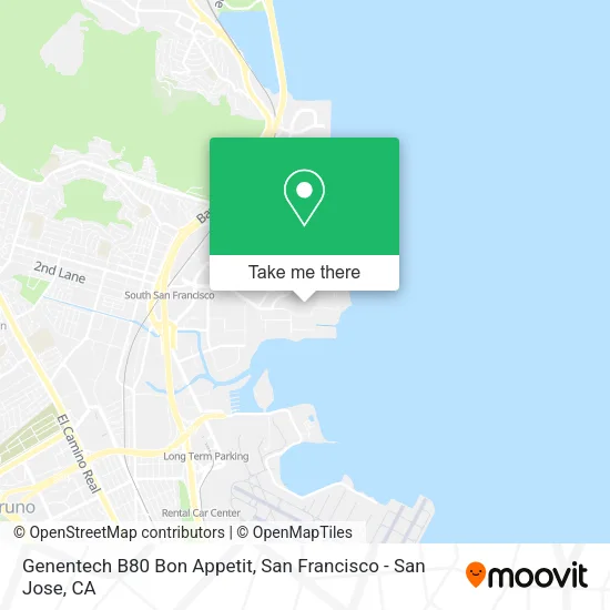 Genentech B80 Bon Appetit map