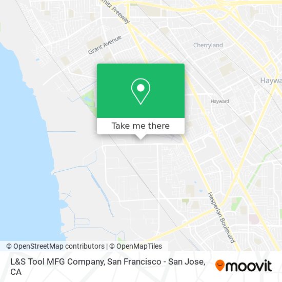 L&S Tool MFG Company map