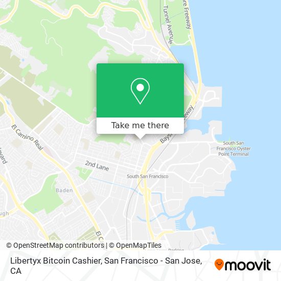 Libertyx Bitcoin Cashier map