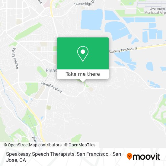 Speakeasy Speech Therapists map