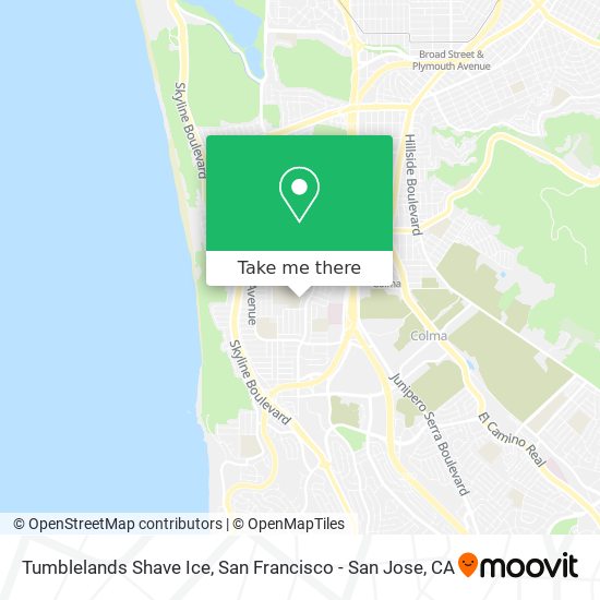 Tumblelands Shave Ice map