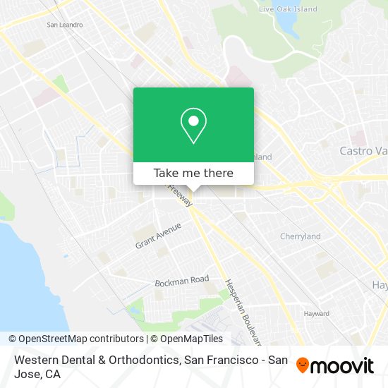 Western Dental & Orthodontics map