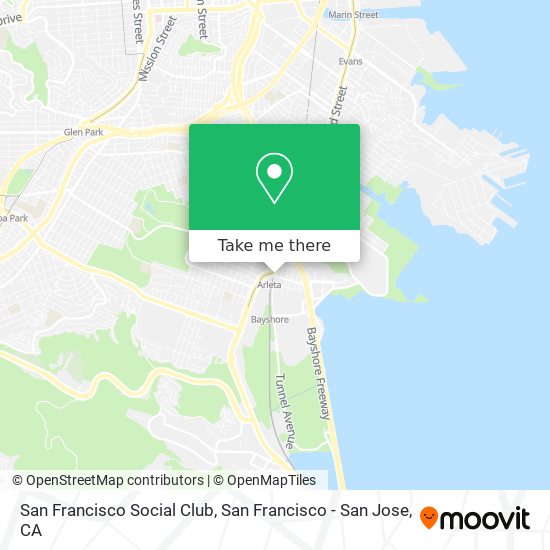 San Francisco Social Club map