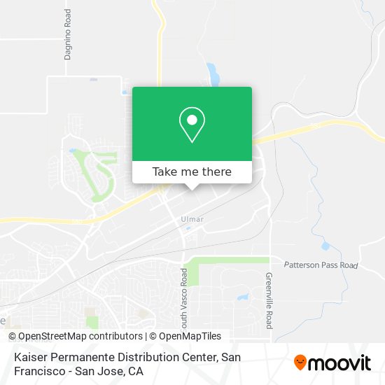 Mapa de Kaiser Permanente Distribution Center