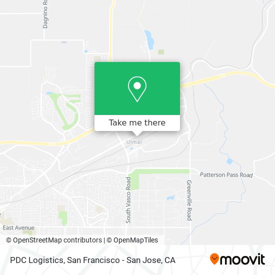 PDC Logistics map