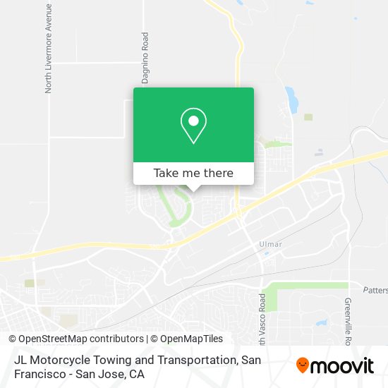 JL Motorcycle Towing and Transportation map