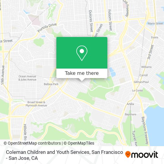 Mapa de Coleman Children and Youth Services