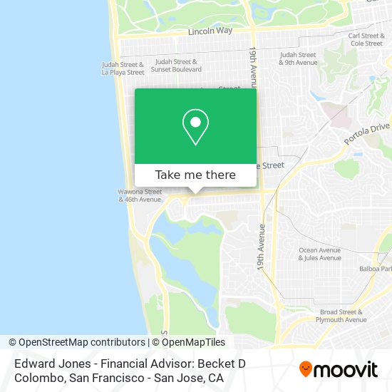 Mapa de Edward Jones - Financial Advisor: Becket D Colombo