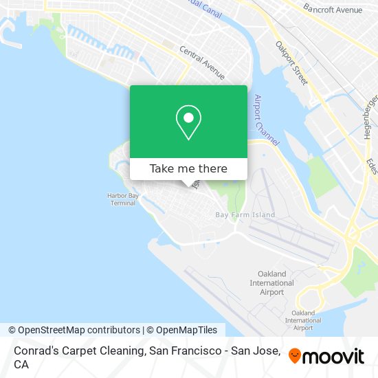 Conrad's Carpet Cleaning map