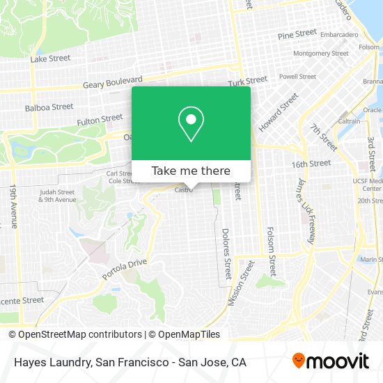 Hayes Laundry map