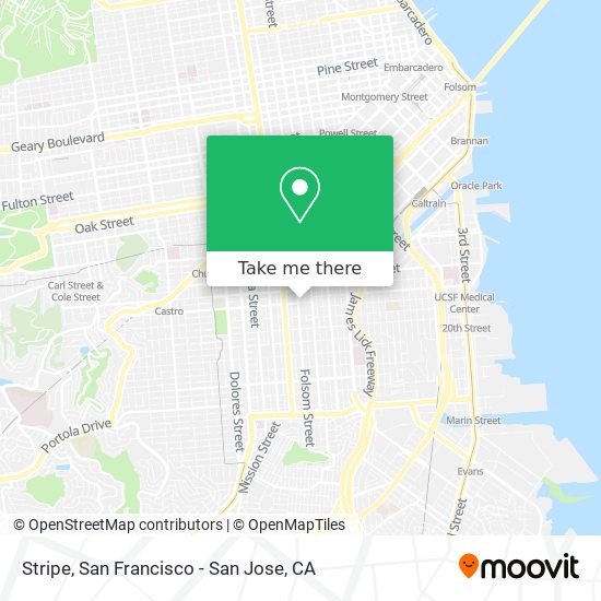 Mapa de Stripe