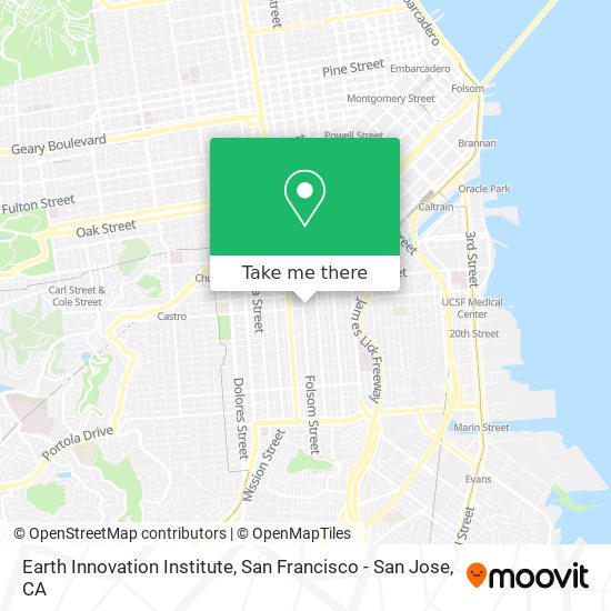 Earth Innovation Institute map