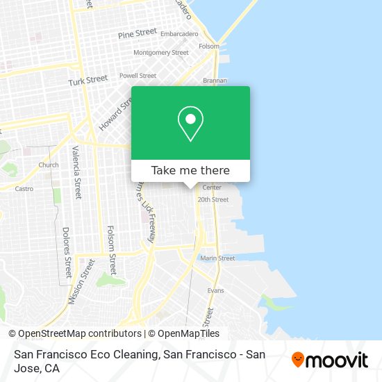 Mapa de San Francisco Eco Cleaning