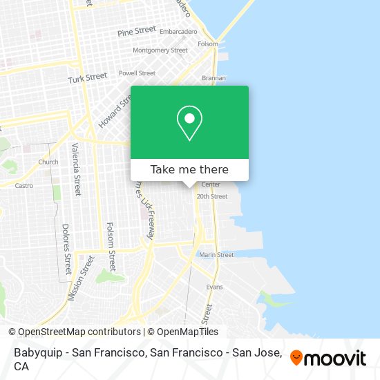 Babyquip - San Francisco map