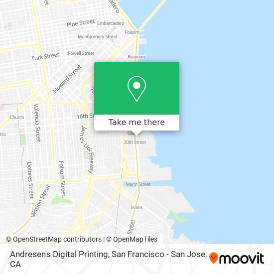 Andresen's Digital Printing map