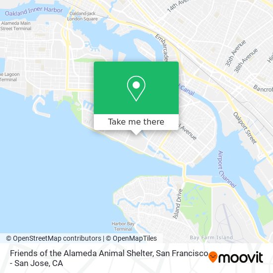 Mapa de Friends of the Alameda Animal Shelter