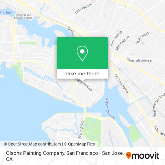 Olsons Painting Company map