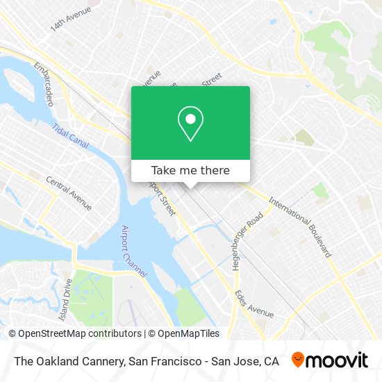 The Oakland Cannery map