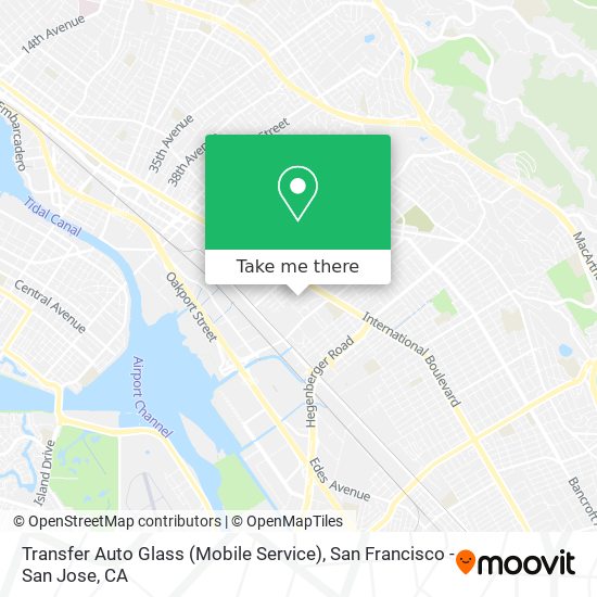 Mapa de Transfer Auto Glass (Mobile Service)