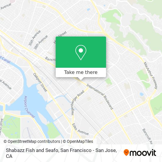 Shabazz Fish and Seafo map