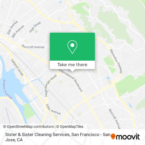 Sister & Sister Cleaning Services map