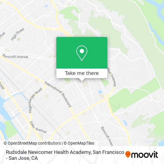 Rudsdale Newcomer Health Academy map
