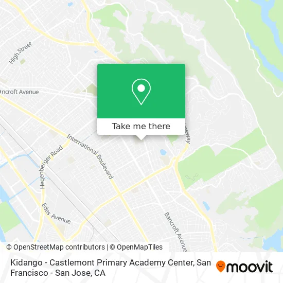 Kidango - Castlemont Primary Academy Center map