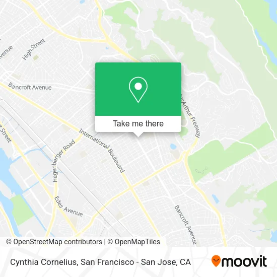 Mapa de Cynthia Cornelius