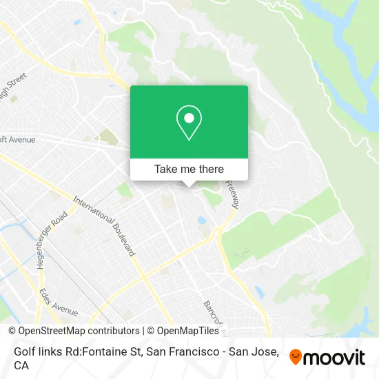 Mapa de Golf links Rd:Fontaine St