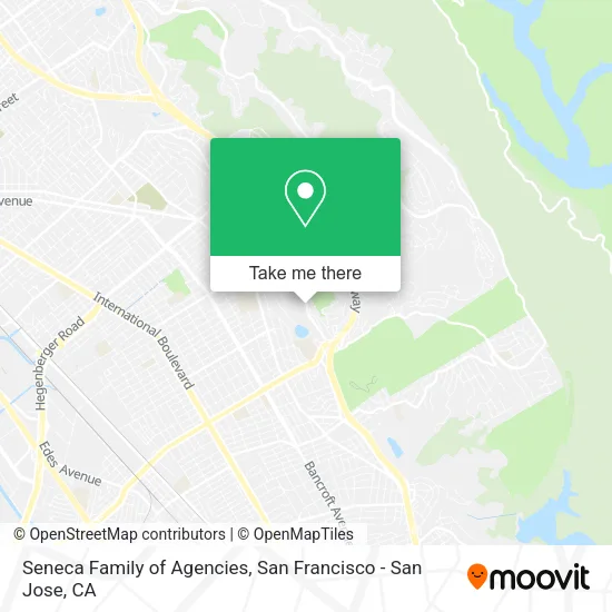 Seneca Family of Agencies map
