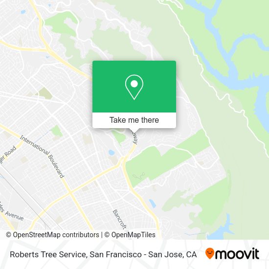 Roberts Tree Service map