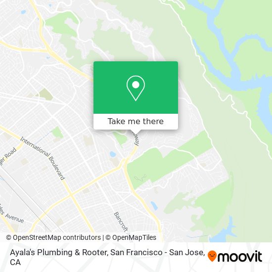 Ayala's Plumbing & Rooter map