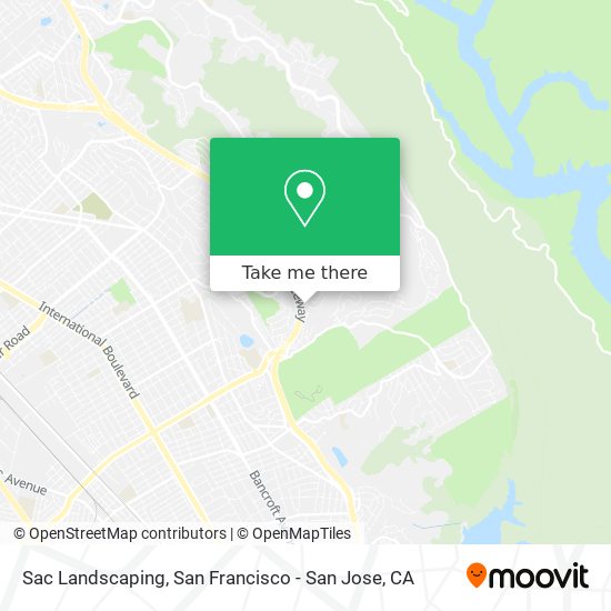 Sac Landscaping map