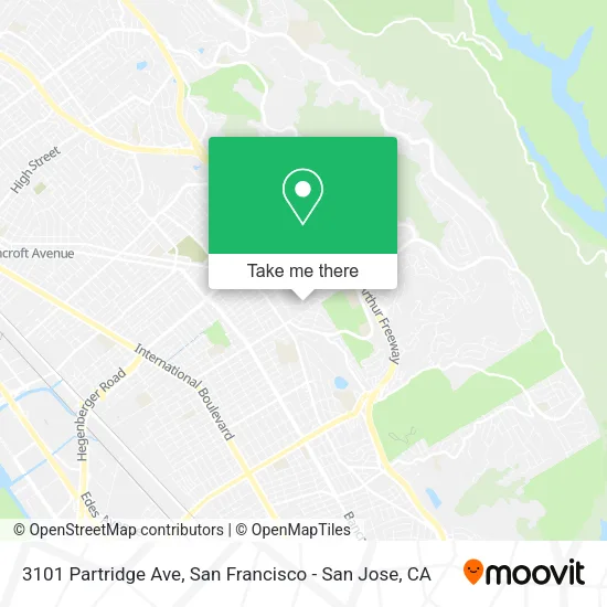 3101 Partridge Ave map