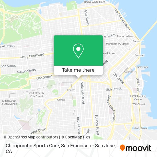 Chiropractic Sports Care map