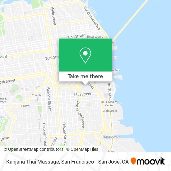 Kanjana Thai Massage map