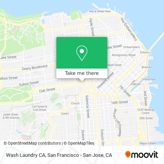 Mapa de Wash Laundry CA