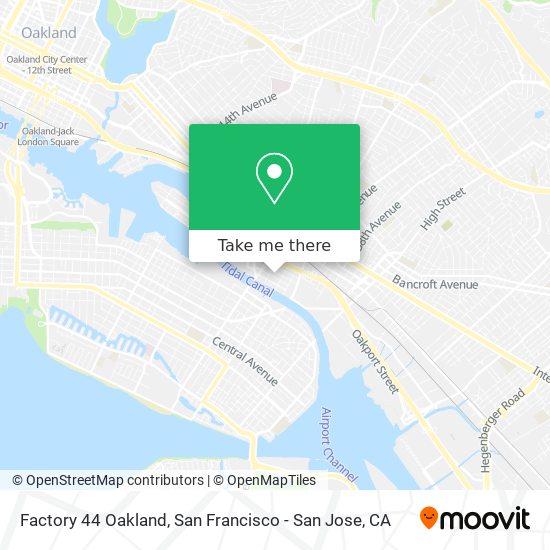 Factory 44 Oakland map